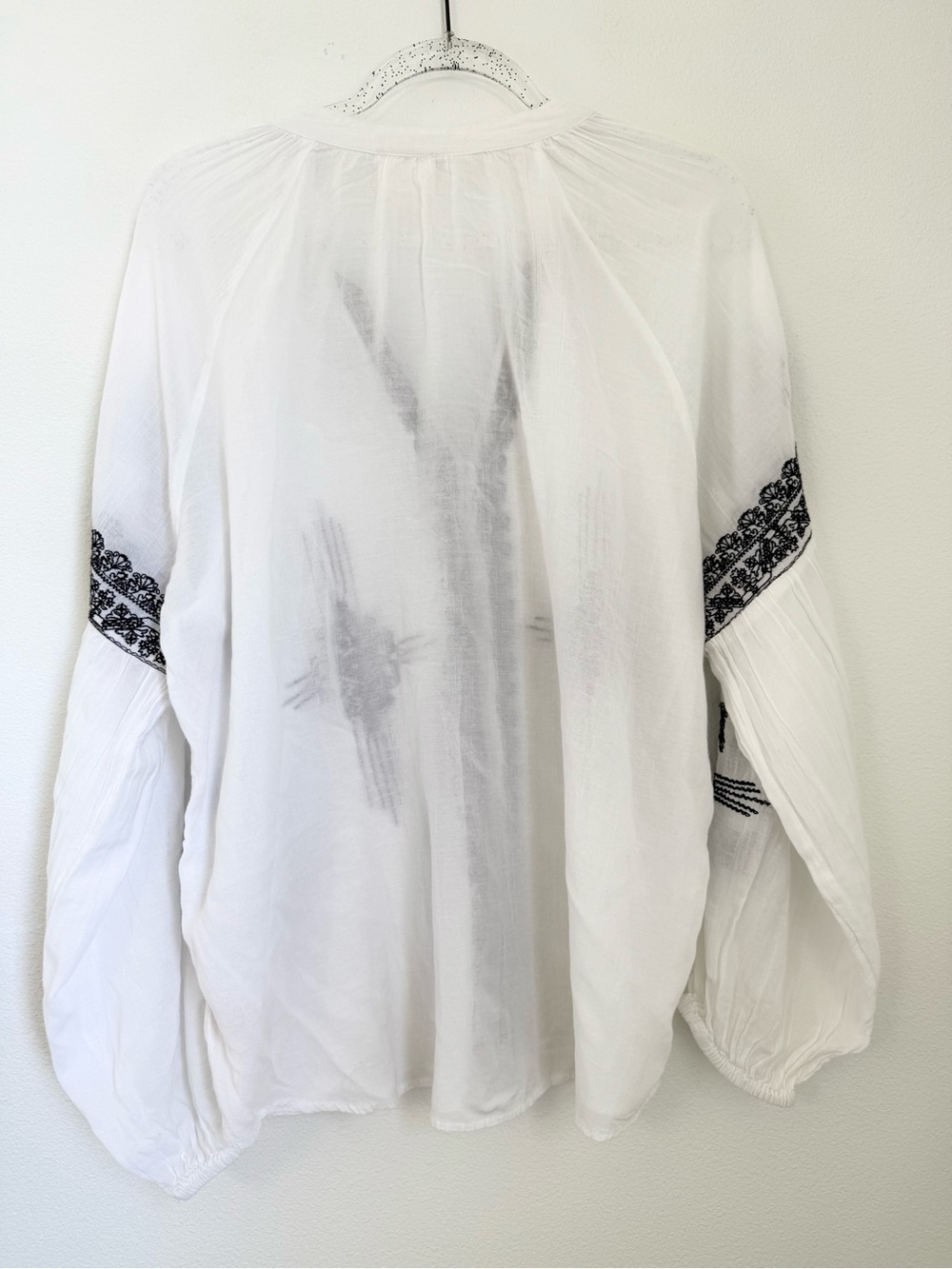 Anthropologie Maeve Anastasia Embroidered Blouse Boho Women's Size XL - Picture 5 of 12